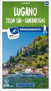 Lugano - Tessin Süd - Gambarogno Nr. 50 Wanderkarte 1:40 000. 1:40'000