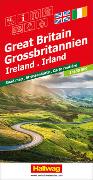 Grossbritannien, Irland, Strassenkarte 1:650'000. 1:850'000