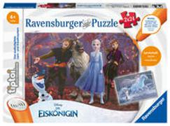 Ravensburger tiptoi Spiel 00109 Puzzle für kleine Entdecker: Die Eiskönigin - 2x24 Teile Kinderpuzzle ab 4 Jahren
